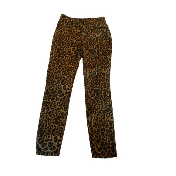 Leopard Denim Jeans - Picture 2 of 2